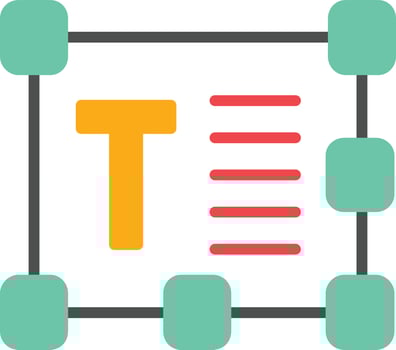 Text Editor Flat Icon vector