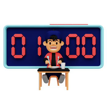 3d time management illustration png