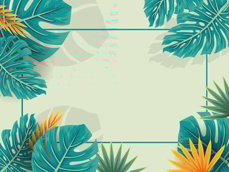 Tropical vibes design template for poster,banner and other vector