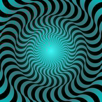 Optical 3D illusion swirlpool. Abstract Background of rippled, wavy lines vector