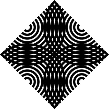 Seamless Half Circle Motif Pattern for Ornate, Decoration or Graphic Design Element. Vector Illustration