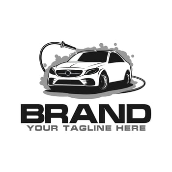 detailing car wash logo vector