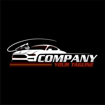 detailing car wash logo vector