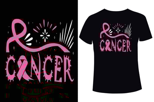 Cancer, Breast cancer awareness. breast cancer t shirt design templates vector