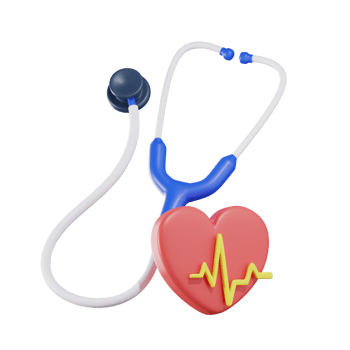 Stethoscope Medical 3D Illustration png