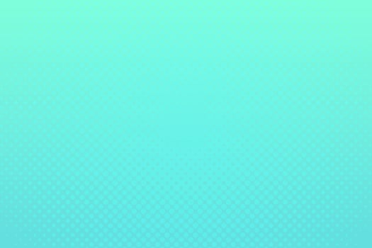 Blue pop art background with halftone dots in retro comic style. Vector illustration.