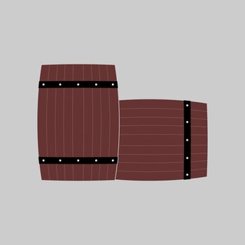 barrel wine logo vector