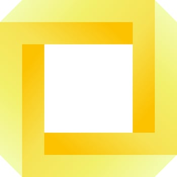 Golden rectangle penrose vector illustration for logo, icon, sign, symbol, badge, item, label, emblem or design