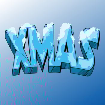 Santa on Christmas Illustration vector