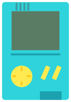 Gaming gadget. PNG with transparent background.