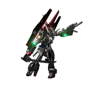 Mecha attack pose png
