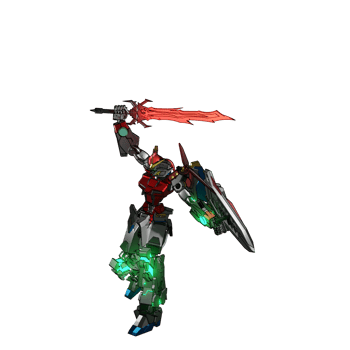 Mecha attack pose png