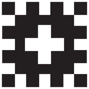 black pattern. PNG with transparent background.