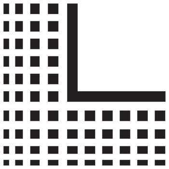 black pattern. PNG with transparent background.