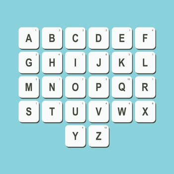 Letter Game Alphabet vector