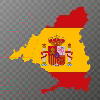Madrid map, Spain region. Vector illustration.