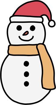 doodle freehand sketch drawing of a snowman. christmas festival concept. png