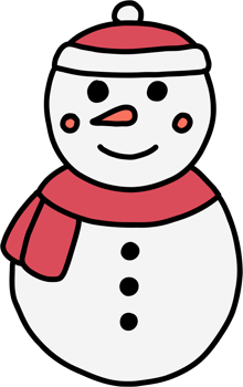 doodle freehand sketch drawing of a snowman. christmas festival concept. png