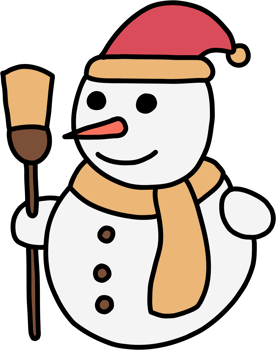 doodle freehand sketch drawing of a snowman. christmas festival concept. png