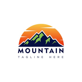 Mountain icon vector design templates