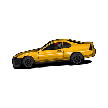 dirt racing car vector