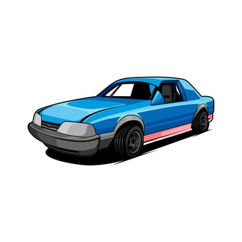 dirt racing car vector