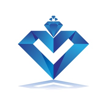Diamond logo template vector icon