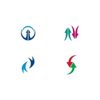 Arrows vector illustration icon Logo Template