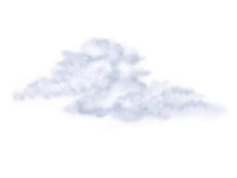 realistic white cloud png