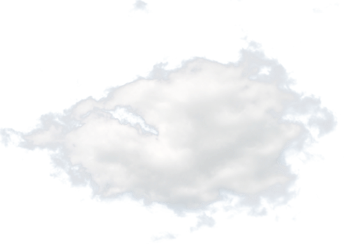 realistic white cloud png