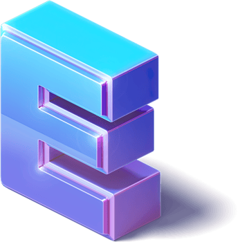 Letter E 3D Isometric png