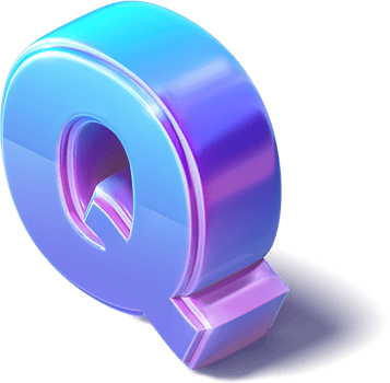 Letter Q 3D Isometric png