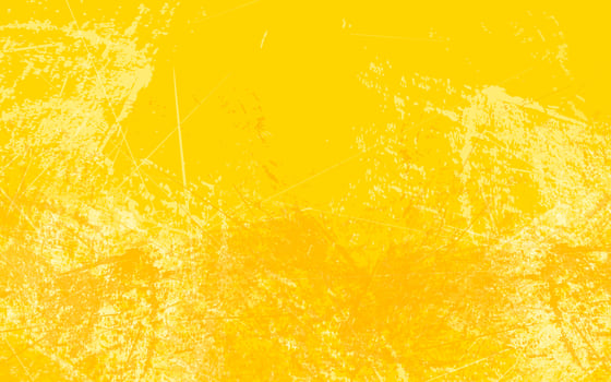 Abstract grunge texture yellow color splash paint background vector