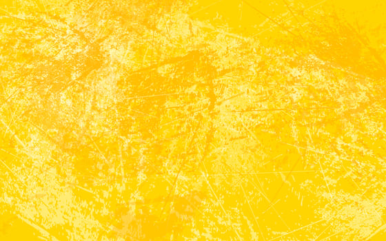 Abstract grunge texture yellow color splash paint background vector
