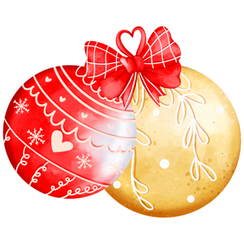 Christmas Ball, Christmas Decoration, Christmas ornament Watercolor illustration png