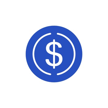 Stablecoin USD Coin vector icon