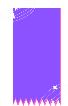 Blank page decoration pink purple style png