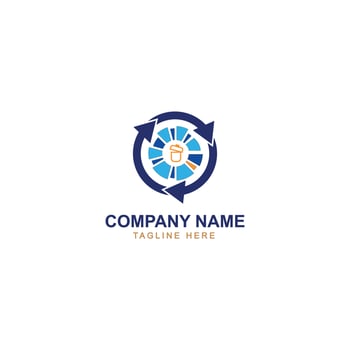 Data Recovery Logo template. Symbol, logo illustration. vector