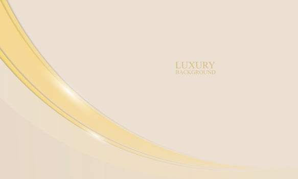Luxury light brown curved background. vector