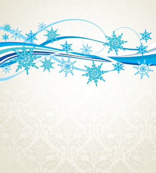 Merry Christmas illustration card vector