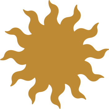 Sun Logo Icon Design Element png
