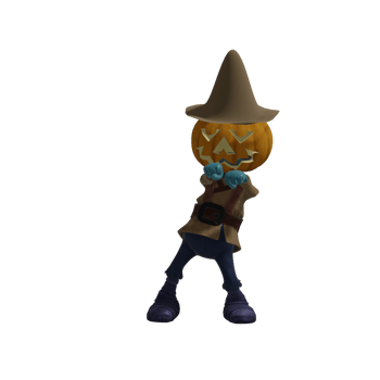 Pumpkin monster pose Halloween png