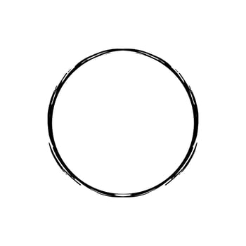 Zen Circle Icon Symbol. Zen Illustration for Logo, Art Frame, Art Illustration, Website or Graphic Design Element. Vector Illustration