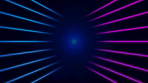 Neon Simple Background. Vector illustration