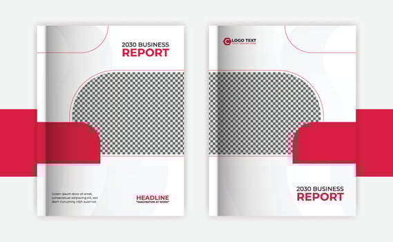 Creative annual report and book cover, business catalog design, layout design, Booklet, brochure, template, vector