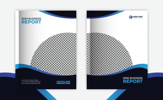 Annual report and book cover, business catalog design, layout design, Booklet, brochure, template, vector