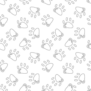 vector seamless pattern dog.