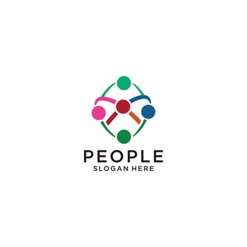 People logo icon vector image