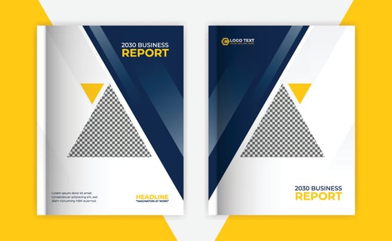 Booklet brochure and annual report and book cover, business catalog design, layout design, Booklet, brochure, template, vector