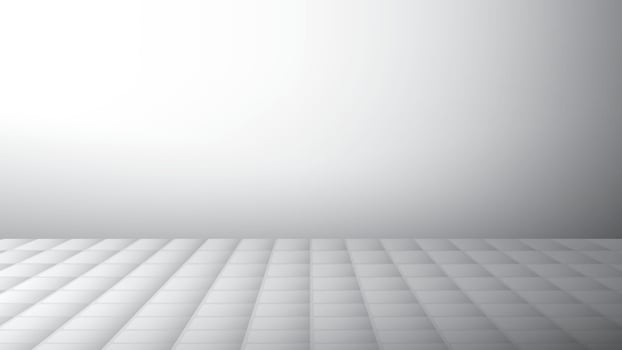 Mosaic square floor and white wall backgrounds. Room, interior or display products. vector